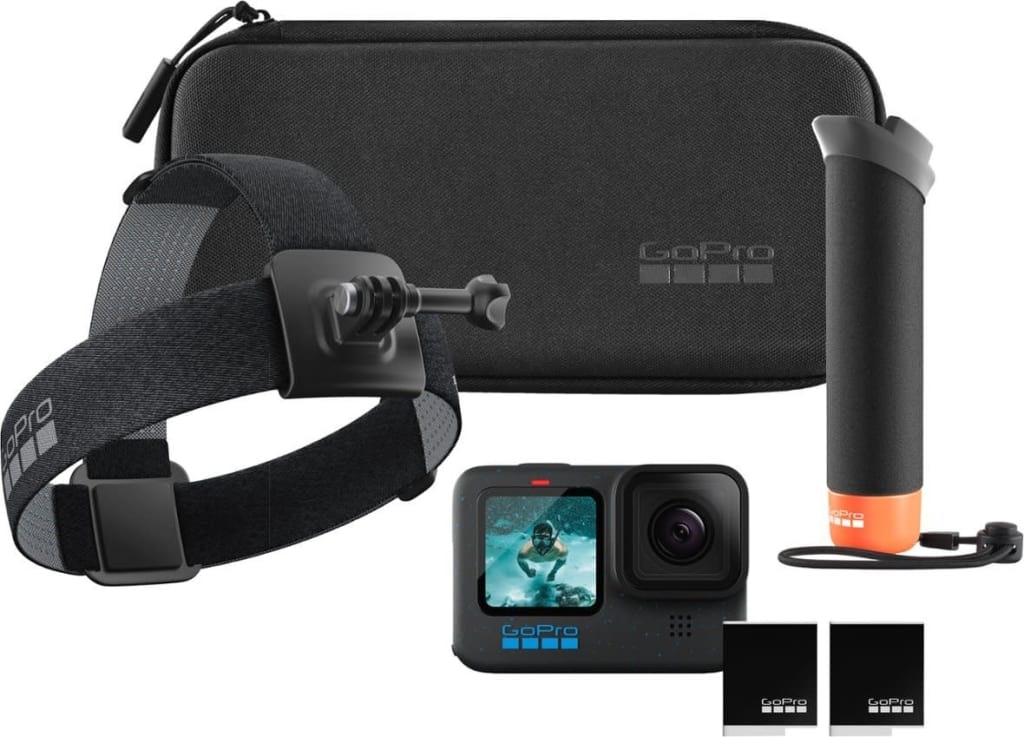 GoPro HERO12 Black Action Camera Bundle: $350 w/ $50 Best Buy GC GoPro HERO12 Black Action Camera Bundle: $350 w/ $50 Best Buy GC