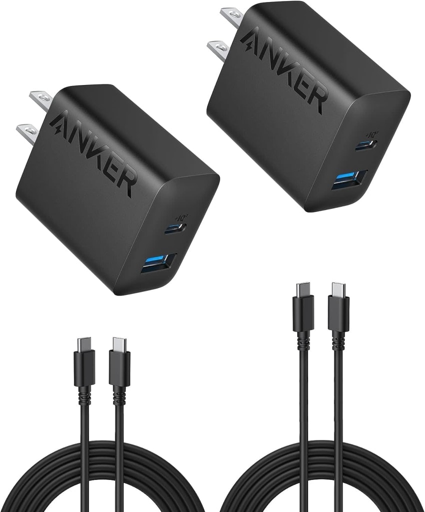 Anker 20W Dual Port USB Fast Wall Charger 2-Pack: $13 w/ Prime