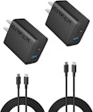 Anker 20W Dual Port USB Fast Wall Charger 2-Pack for $13 w/ Prime + free shipping