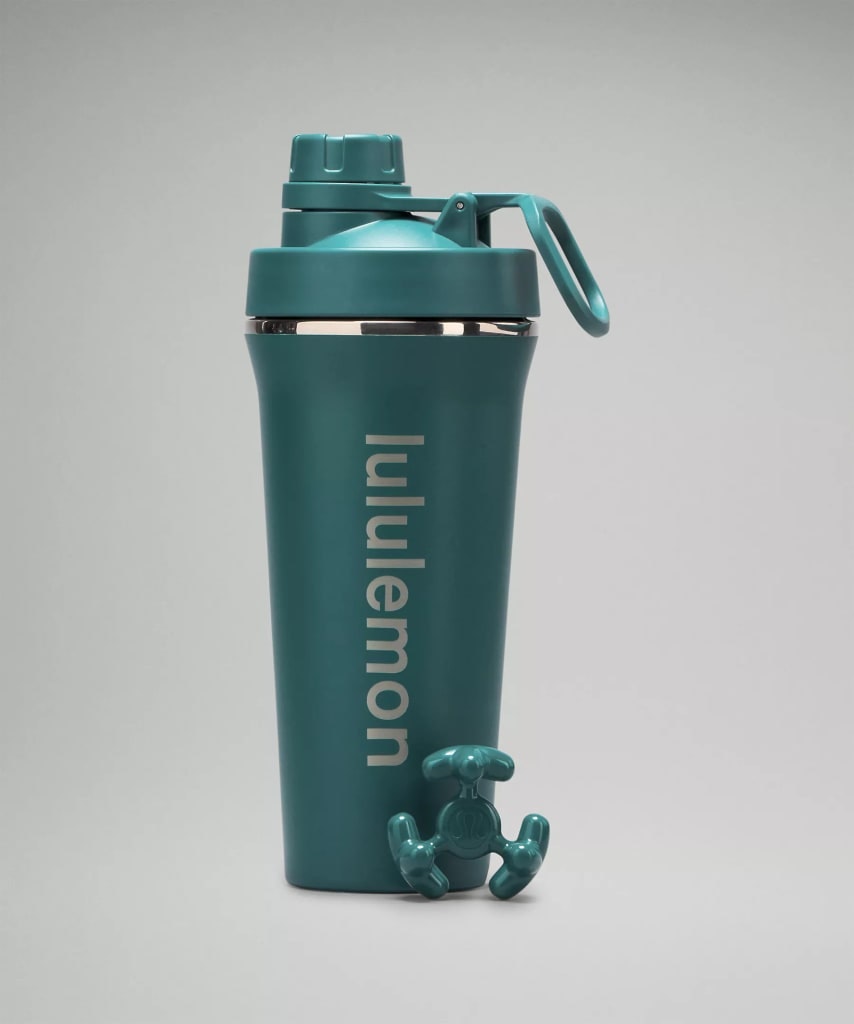 lululemon 24-oz. Back to Life Shaker Bottle: $34 lululemon 24-oz. Back to Life Shaker Bottle: $34