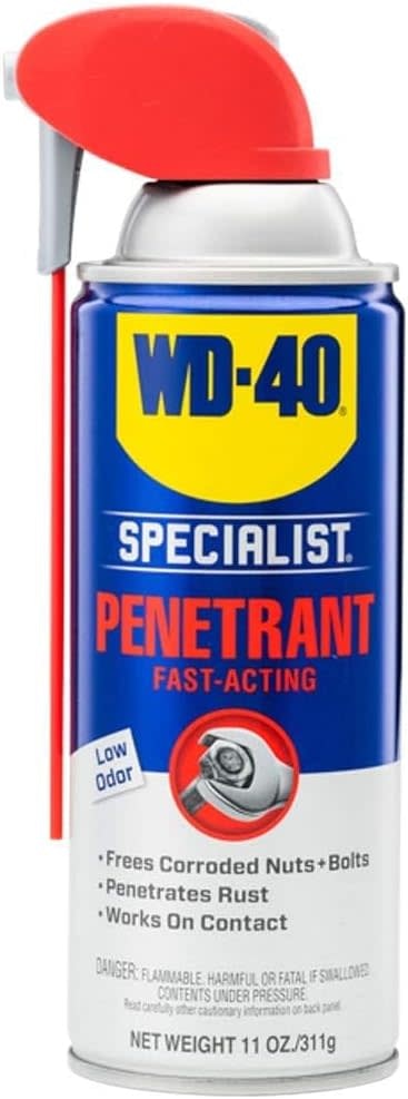 WD-40 Specialist Rust Release 11-oz. Penetrant Spray: $5.97 WD-40 Specialist Rust Release 11-oz. Penetrant Spray: $5.97