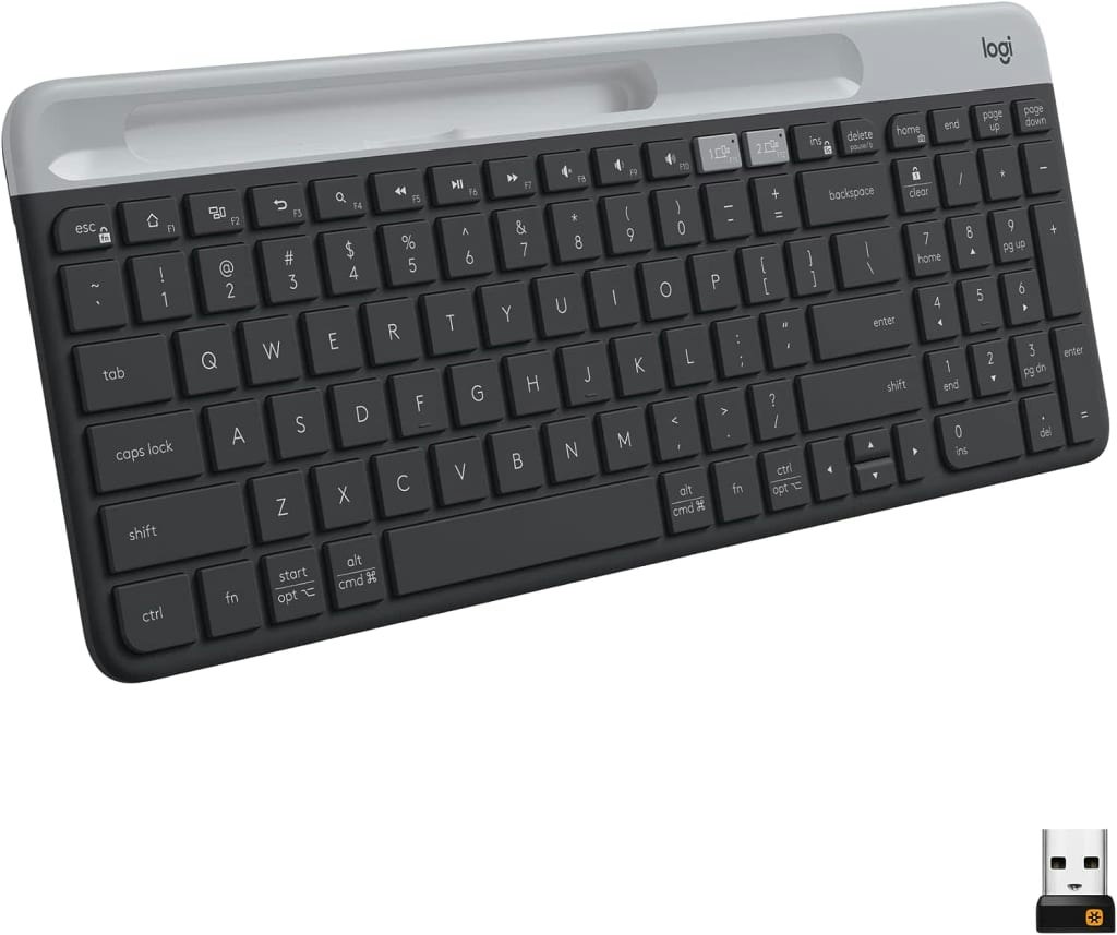 Logitech K585 Multi-Device Slim Wireless Keyboard: $40 w/ Prime Logitech K585 Multi-Device Slim Wireless Keyboard: $40 w/ Prime