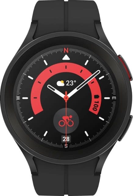 Refurb Samsung Galaxy Watch 5 Pro 45mm GPS Smartwatch: $60