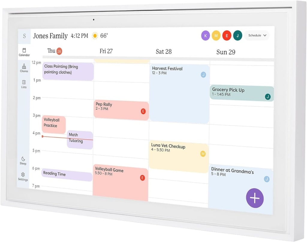 Skylight 15" All-in-One Smart Family Calendar: $250