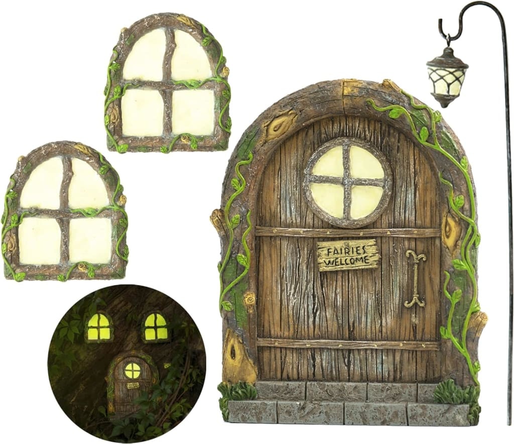 Tree Poetry Fairy Garden Door Kit: $19.99