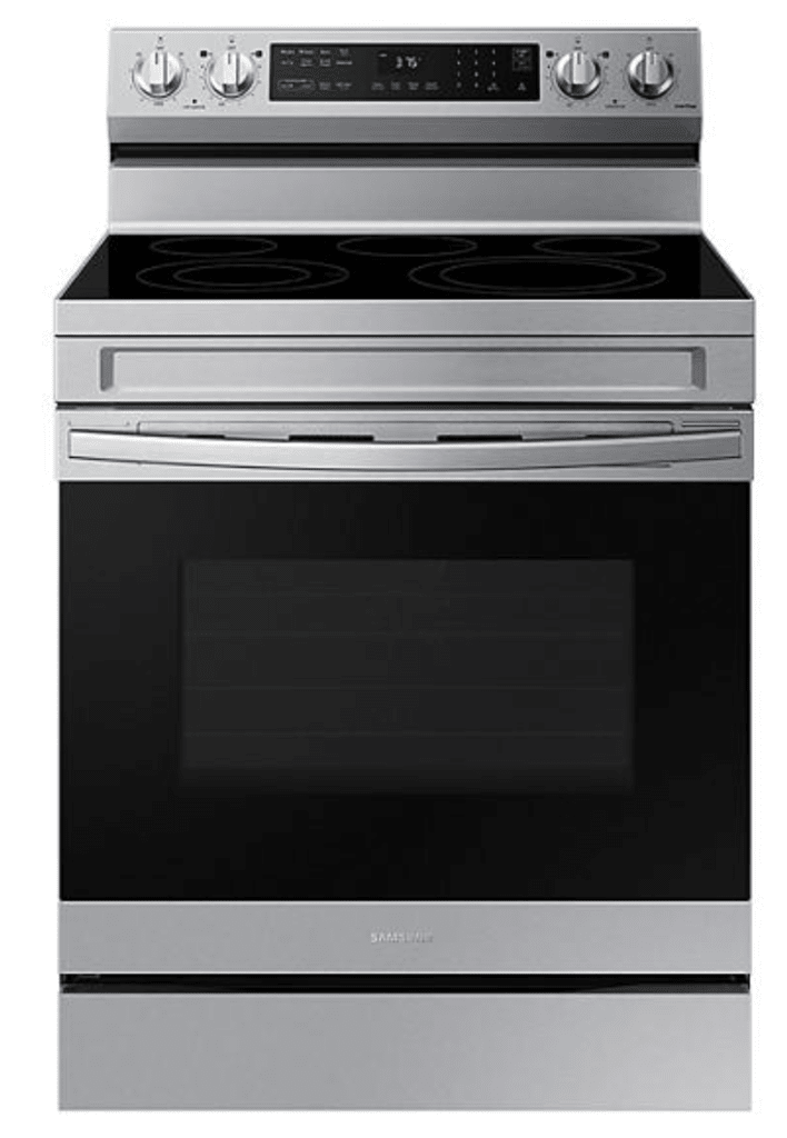 Samsung 6.3-Cubic Foot Freestanding Electric Convection Oven Smart Range: $729 Samsung 6.3-Cubic Foot Freestanding Electric Convection Oven Smart Range: $729
