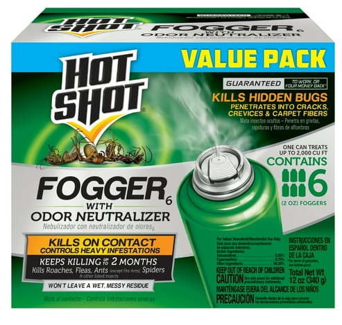 Hot Shot Fogger With Odor Neutralizer 6-Pack: $14 w/ $2.50 Walmart Cash Hot Shot Fogger With Odor Neutralizer 6-Pack: $14 w/ $2.50 Walmart Cash