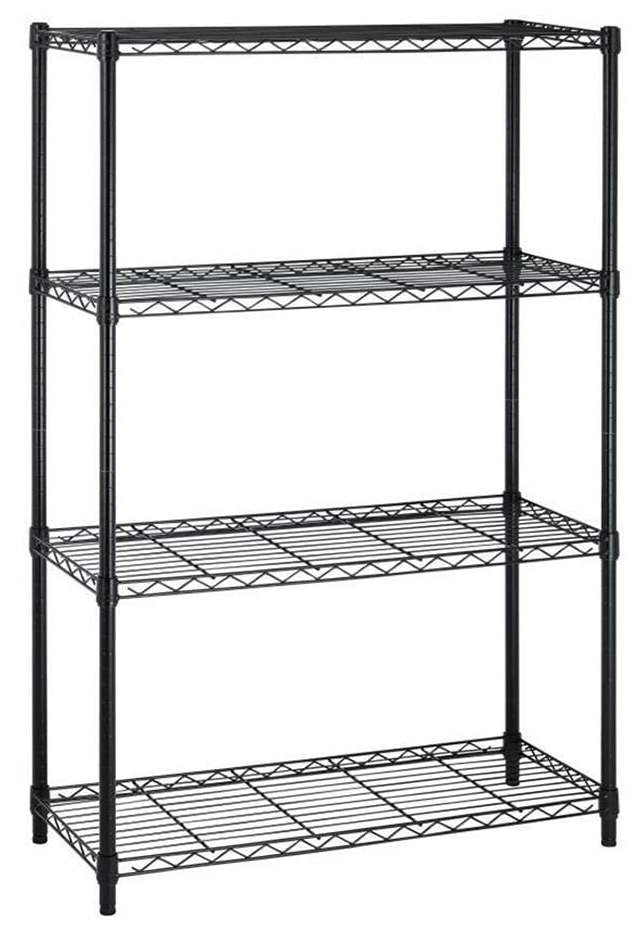 BestOffice 4-Shelf Height Adjustable Wire Shelving Unit: $37.99 BestOffice 4-Shelf Height Adjustable Wire Shelving Unit: $37.99