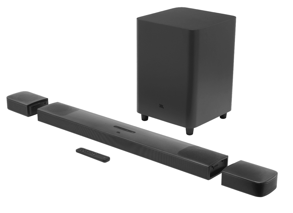 JBL Bar 9.1-Channel Soundbar System w/ Wireless Sub, Surrounds: $570 JBL Bar 9.1-Channel Soundbar System w/ Wireless Sub, Surrounds: $570