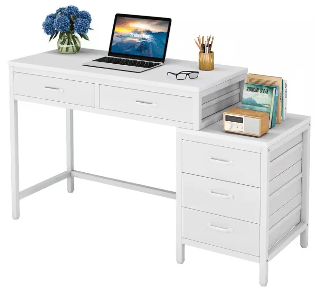 TribeSigns Way to Origin Cassey 51" Industrial 5-Drawer Computer Desk: $105.54 TribeSigns Way to Origin Cassey 51" Industrial 5-Drawer Computer Desk: $105.54