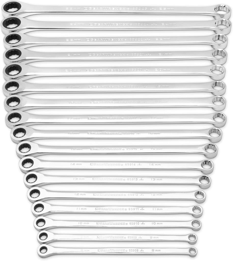 Gearwrench 17-Piece GearBox 12 Pt. XL Double Box Ratcheting Wrench Set: $199.99