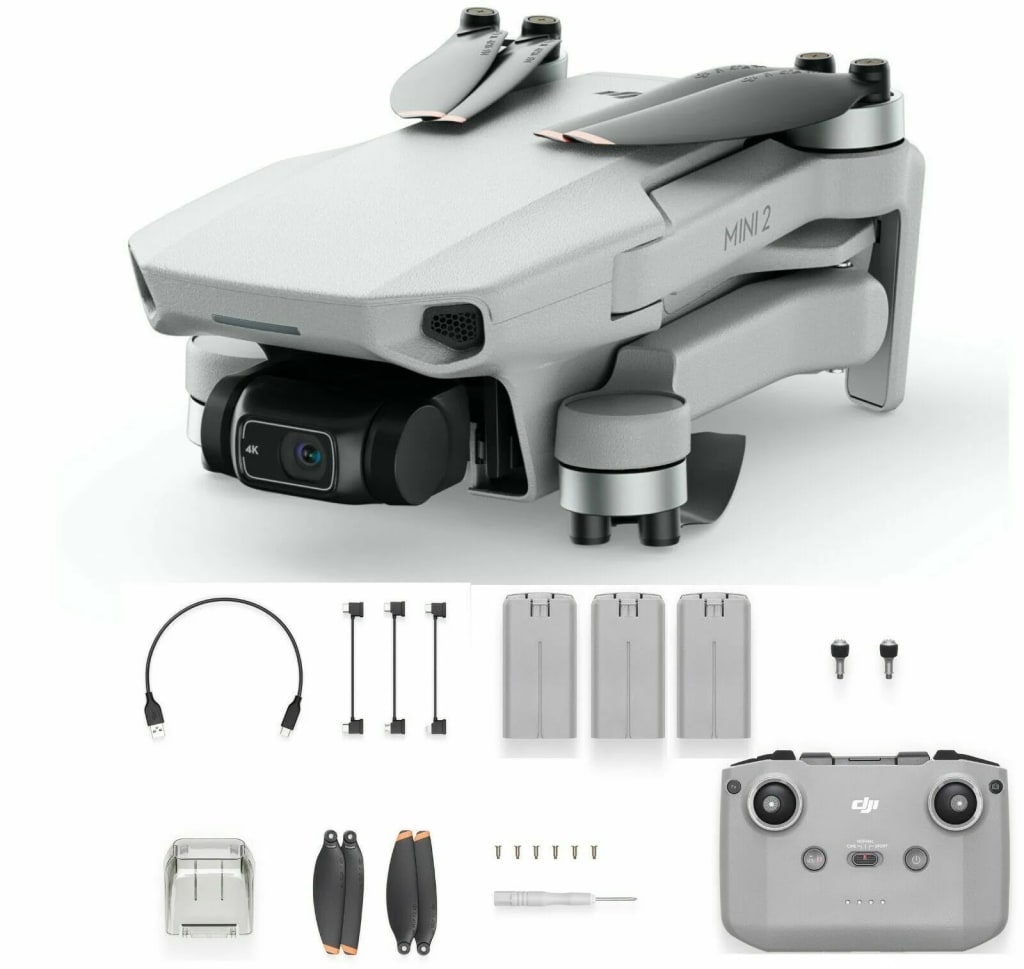Certified Refurb DJI Mini 2 Drone Ready To Fly 2 Battery Bundle and Memory: $343 Certified Refurb DJI Mini 2 Drone Ready To Fly 2 Battery Bundle and Memory: $343