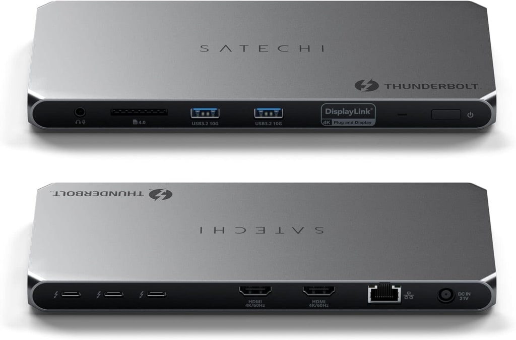 Satechi Thunderbolt 4 DisplayLink 12-in-1Docking Station: $209.99 Satechi Thunderbolt 4 DisplayLink 12-in-1Docking Station: $209.99