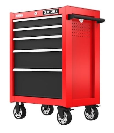 Craftsman 2000 Series 26" 5-Drawer Steel Rolling Tool Cabinet: $269