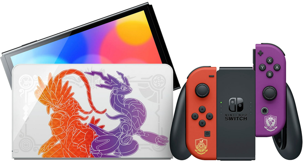 Nintendo Switch OLED Pokemon Scarlet & Violet Edition Console: $320 Nintendo Switch OLED Pokemon Scarlet & Violet Edition Console: $320