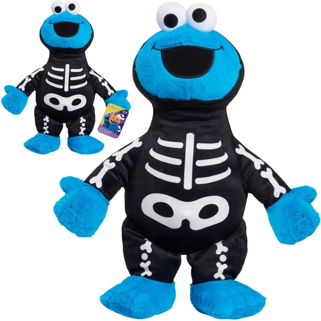 Sesame Street 15" Halloween Cookie Monster Plush: $6.09