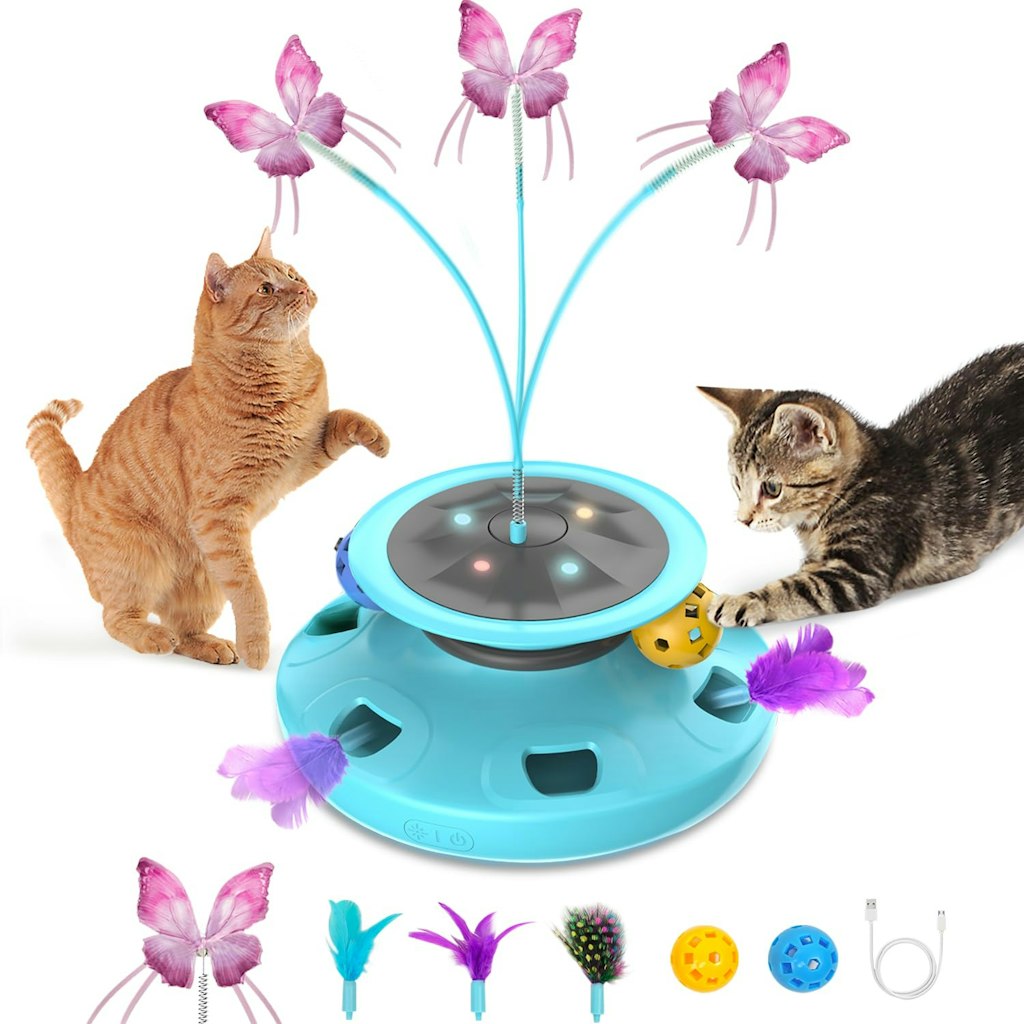 Pawthquake 4-in-1 Interactive Cat Toy w/ USB: $12.99 Pawthquake 4-in-1 Interactive Cat Toy w/ USB: $12.99