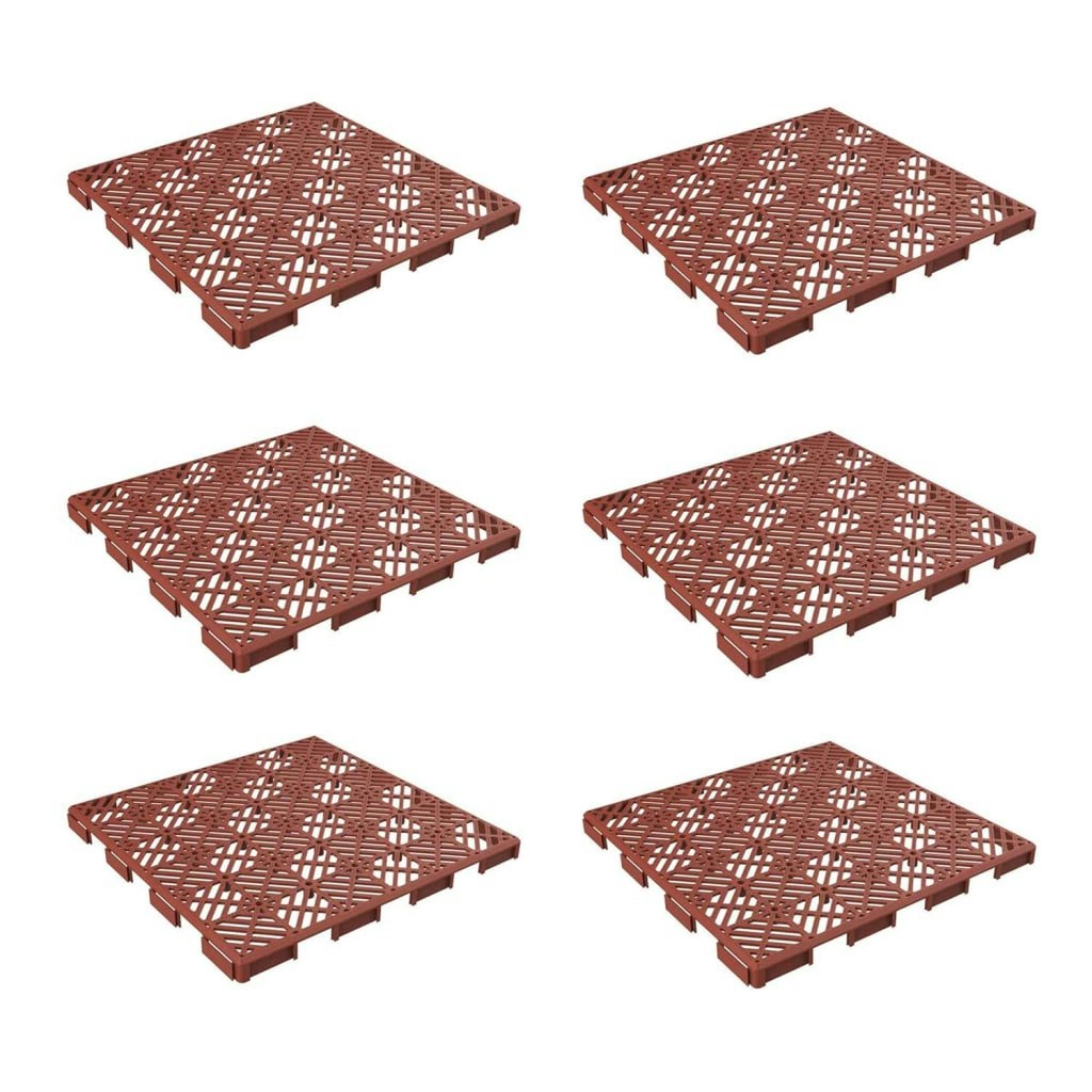 Pure Garden Interlocking Floor Tiles 6-Pack: $12.30
