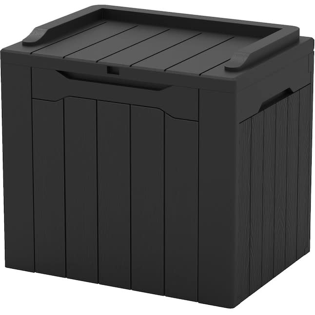 Patiowell 22" x 16" 32-Gallon Plastic Deck Box: $31