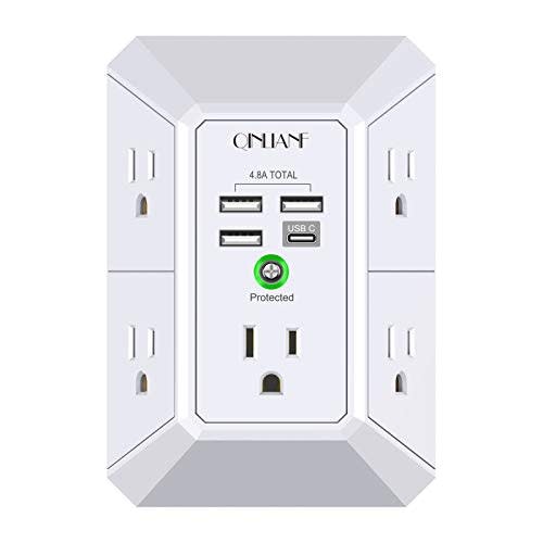 Multi-Port USB Outlet Extender: $9.98
