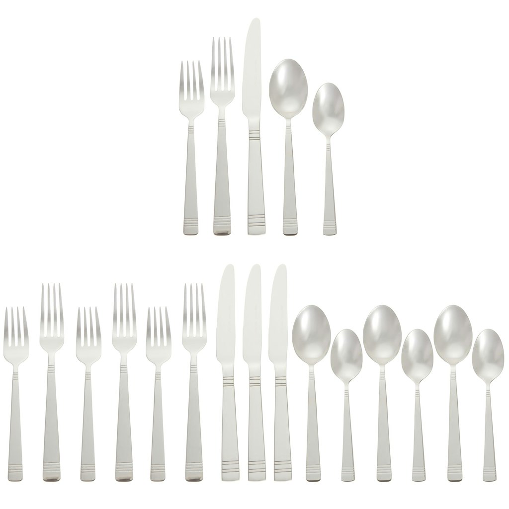 Amazon Basics 20-Piece Stainless Steel Flatware Set: $16.49 Amazon Basics 20-Piece Stainless Steel Flatware Set: $16.49
