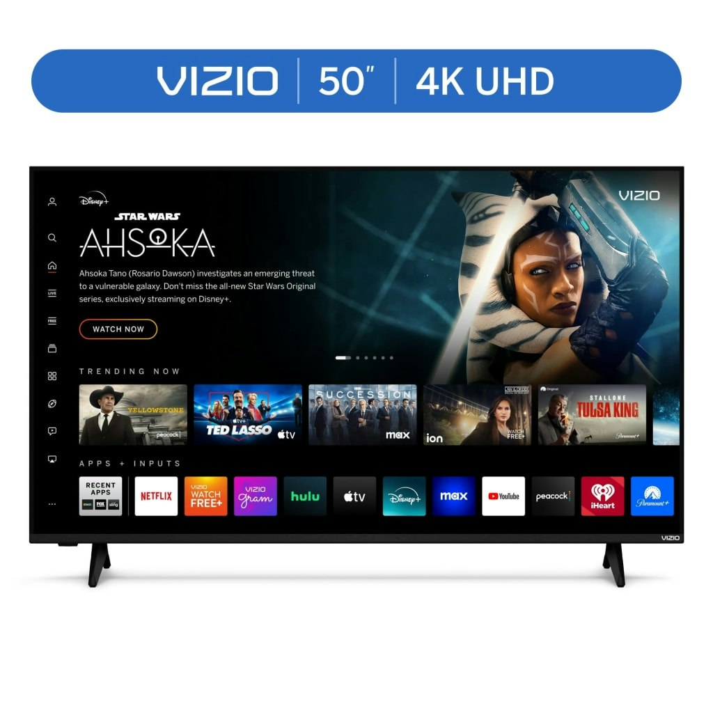 Vizio V4K50M-08 50" 4K HDR LED UHD Smart TV: $138 w/ Walmart+ Vizio V4K50M-08 50" 4K HDR LED UHD Smart TV: $138 w/ Walmart+