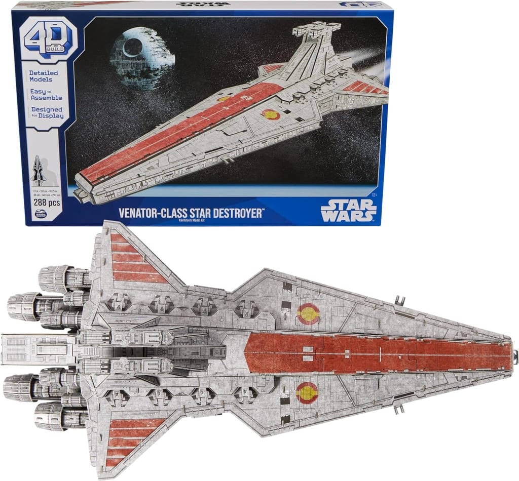 Star Wars Deluxe Venator-Class Star Destroyer 3D Model Kit: $11 w/ Prime