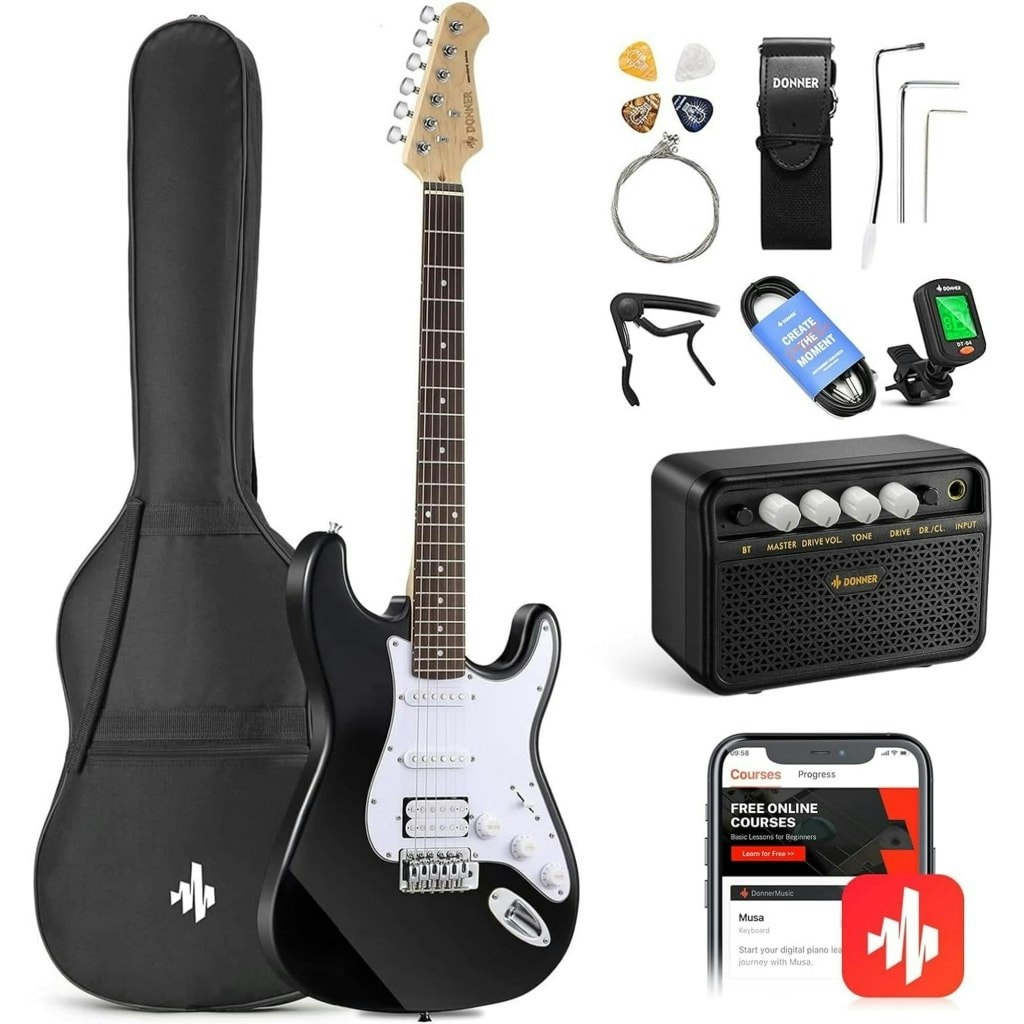 Donner 39" Electric Guitar Beginner Kit: $129.99 Donner 39" Electric Guitar Beginner Kit: $129.99