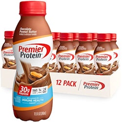 Premier Protein Chocolate Peanut Butter Protein Shake 12-Pack for $20 via Sub. & Save + free shipping w/ Prime