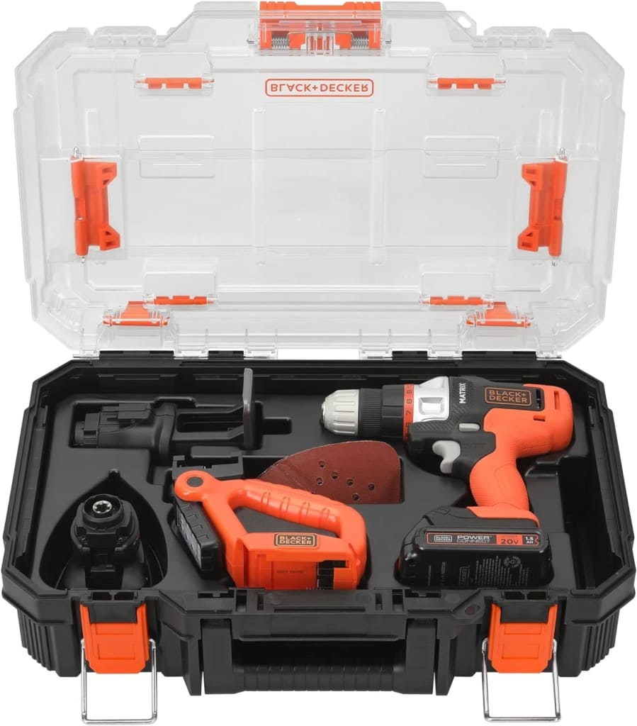 Black+Decker Black + Decker 20V MAX Cordless 4-Tool Combo Kit: $76.44