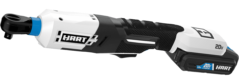 Hart 20V 3/8" Battery-Powered Ratchet Kit: $83.97 Hart 20V 3/8" Battery-Powered Ratchet Kit: $83.97