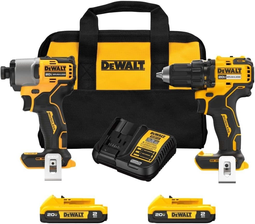 DeWalt 20V MAX 2-Tool Brushless Power Tool Combo Kit: $149