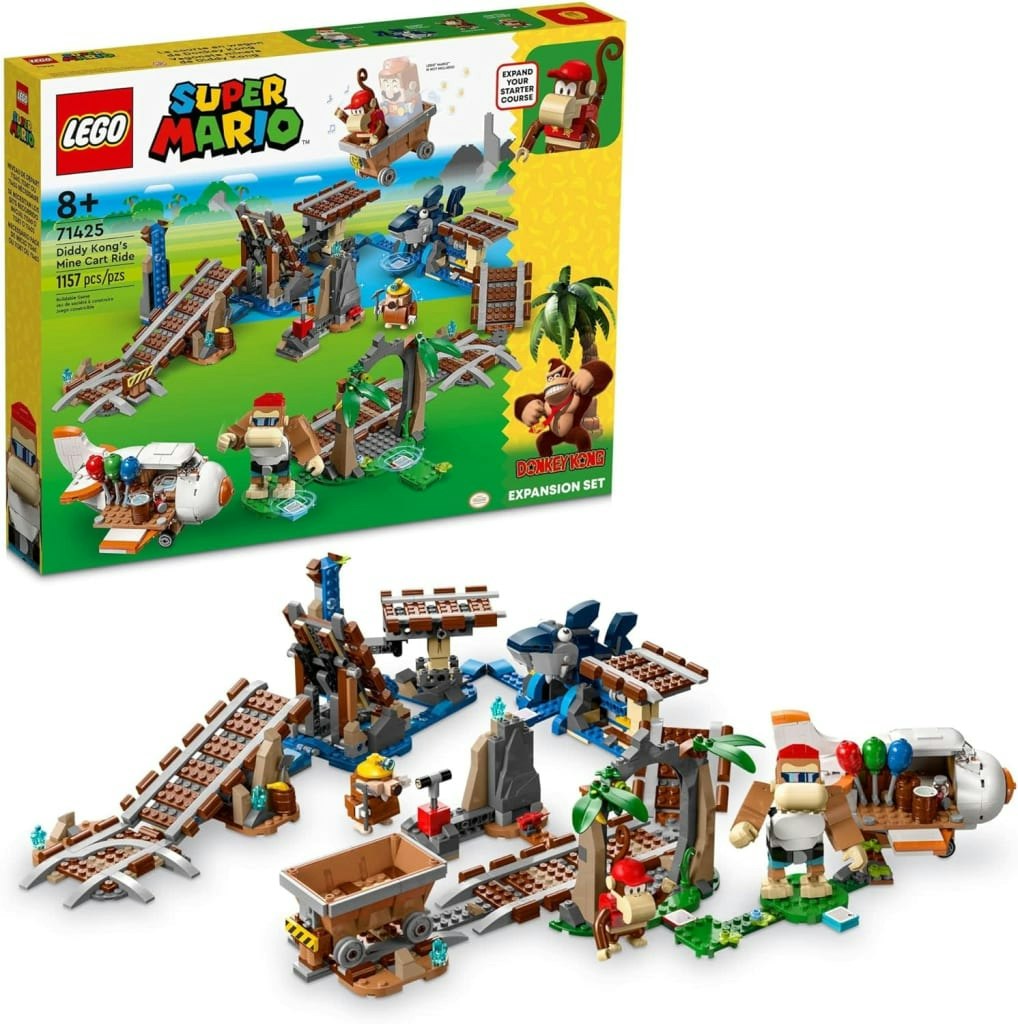 LEGO Super Mario Diddy Kong's Mine Cart Ride Expansion Set: $82.50 LEGO Super Mario Diddy Kong's Mine Cart Ride Expansion Set: $82.50