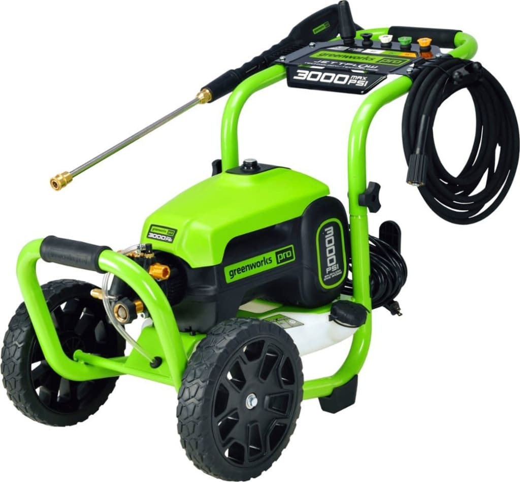 Greenworks Pro 3,000-PSI Electric Pressure Washer: $297 Greenworks Pro 3,000-PSI Electric Pressure Washer: $297