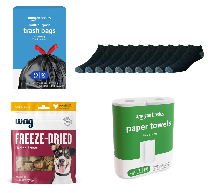 Amazon Brand Stock Up & Save Sale: 15% off $50 w/ Prime