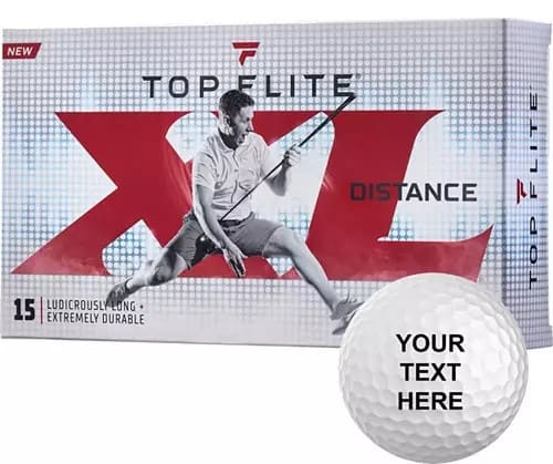 Top Flite XL Distance Personalized Golf Balls: $9.99