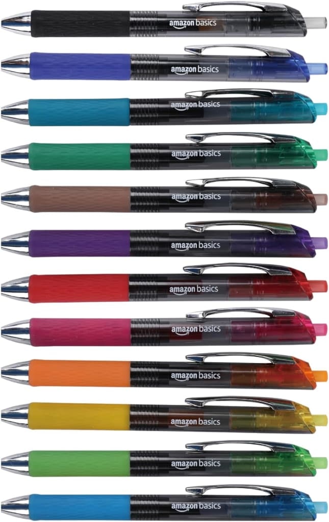 Amazon Basics Retractable Gel Pens 12-Pack: $7.56 Amazon Basics Retractable Gel Pens 12-Pack: $7.56