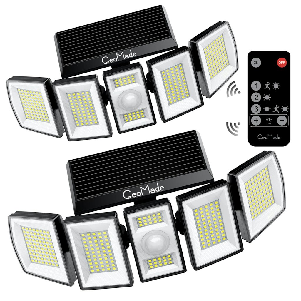 GeoMade LED Solar Flood Light 2-Pack: $22.87 GeoMade LED Solar Flood Light 2-Pack: $22.87
