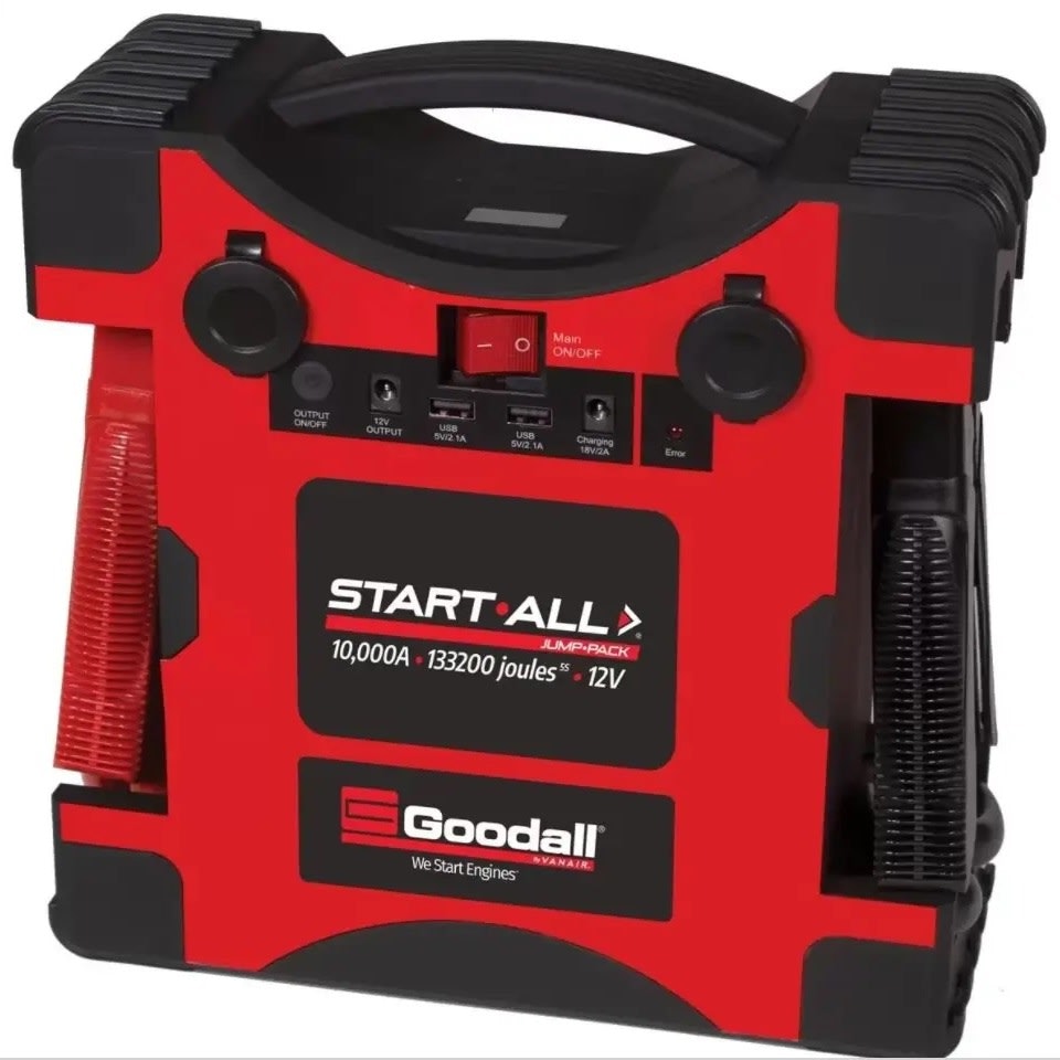 Goodall 12V 10,000A Jump Pack: $841.58 Goodall 12V 10,000A Jump Pack: $841.58