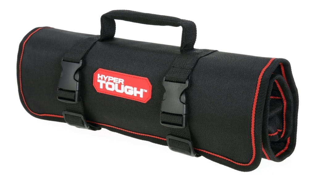 Hyper Tough 20-Pocket Tool Roll: $9.88