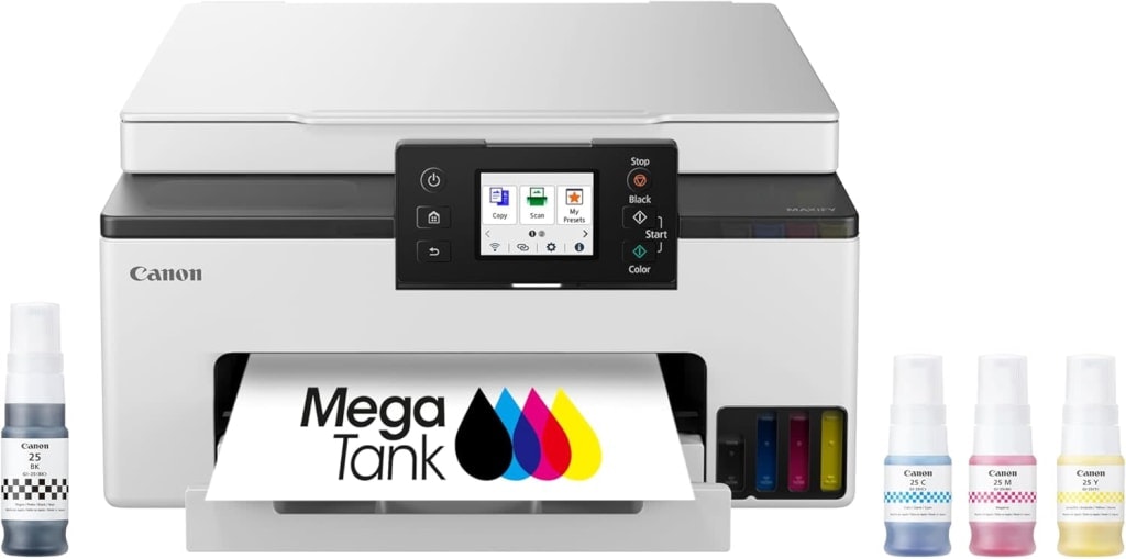 Canon Megatank GX1020 All-in-One Wireless Supertank Printer: $199