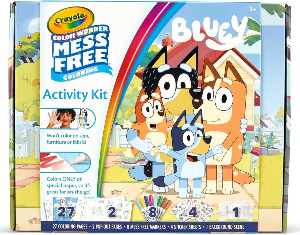 Crayola Color Wonder Mess-Free Bluey Activity Kit: $13.49 Crayola Color Wonder Mess-Free Bluey Activity Kit: $13.49