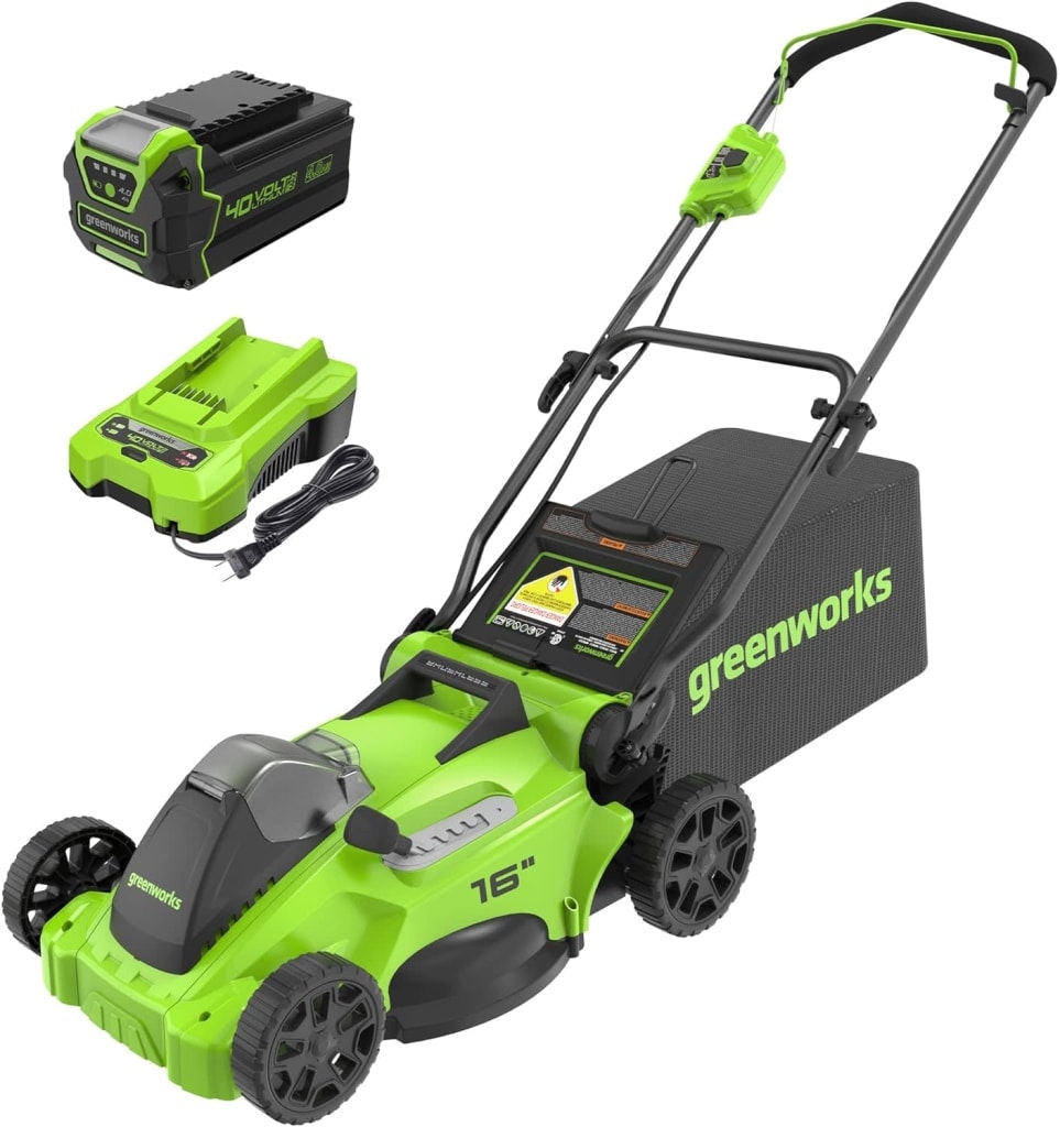 Greenworks 40V 16" Brushless Cordless Push Lawn Mower: $219 w/ Prime Greenworks 40V 16" Brushless Cordless Push Lawn Mower: $219 w/ Prime