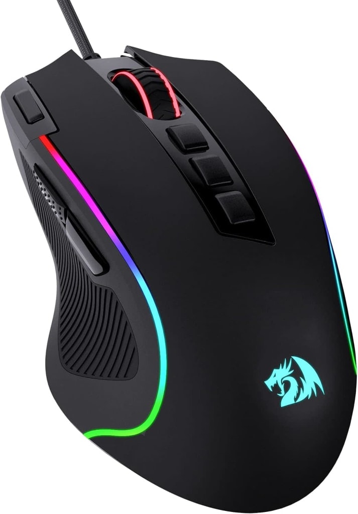 Redragon M612 Predator RGB Wired Gaming Mouse: $15