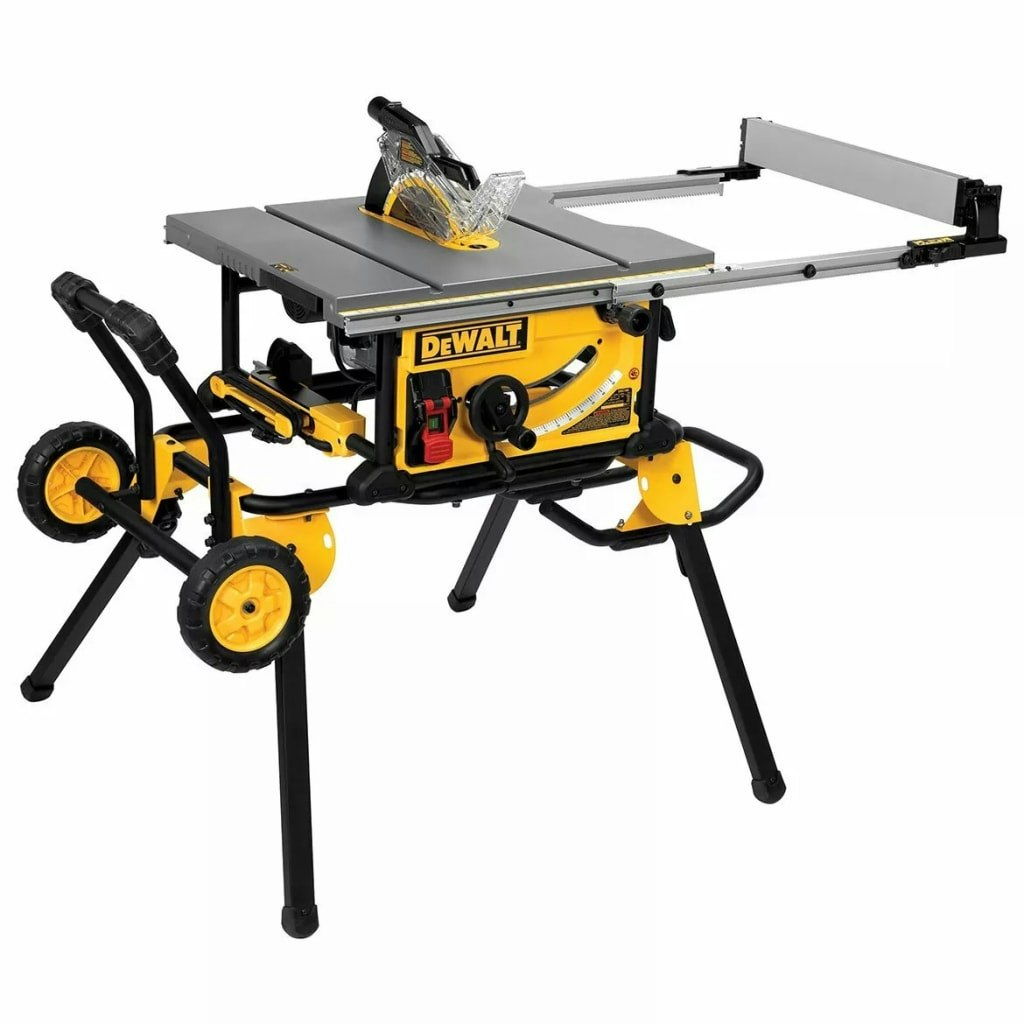 DeWalt 10" Jobsite Table Saw w/ Rolling Stand: $649 DeWalt 10" Jobsite Table Saw w/ Rolling Stand: $649