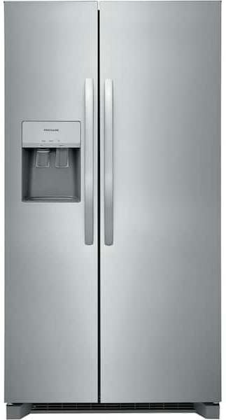 Frigidaire 25.6-Cubic Foot Side-by-Side Refrigerator: $990 in cart