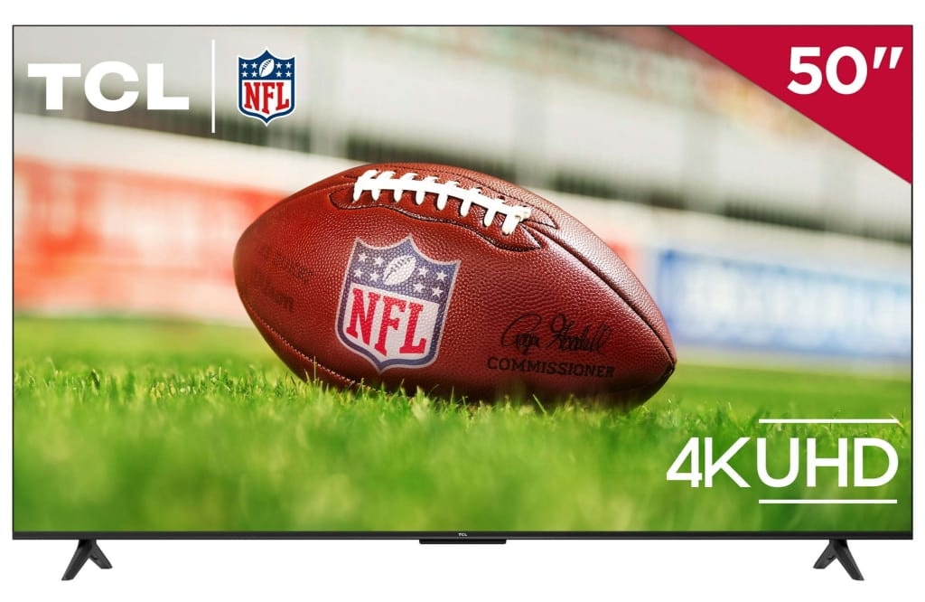 TCL 50" Class 4K UHD HDR LED Smart TV: $198