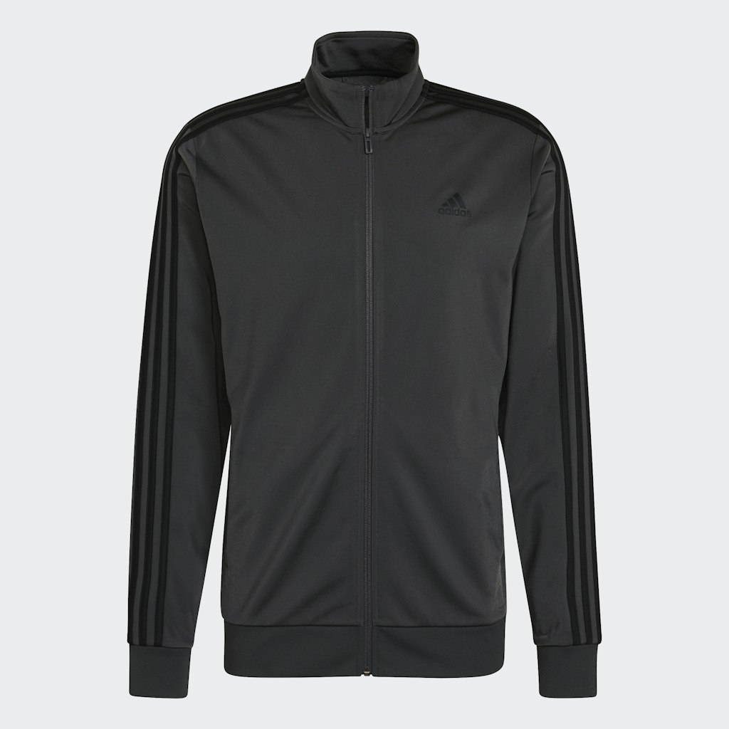 adidas Men's Essentials Warm-Up 3-Stripes Track Jacket: $13 adidas Men's Essentials Warm-Up 3-Stripes Track Jacket: $13