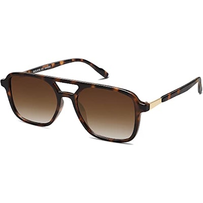 Sojos SJ2202C3 Retro Aviator Sunglasses for $14 + free shipping w/ Prime