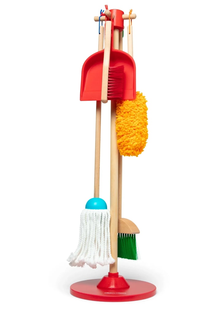Melissa & Doug 6-Piece Wooden Pretend Play Preschool Cleaning Set: $24.97 Melissa & Doug 6-Piece Wooden Pretend Play Preschool Cleaning Set: $24.97